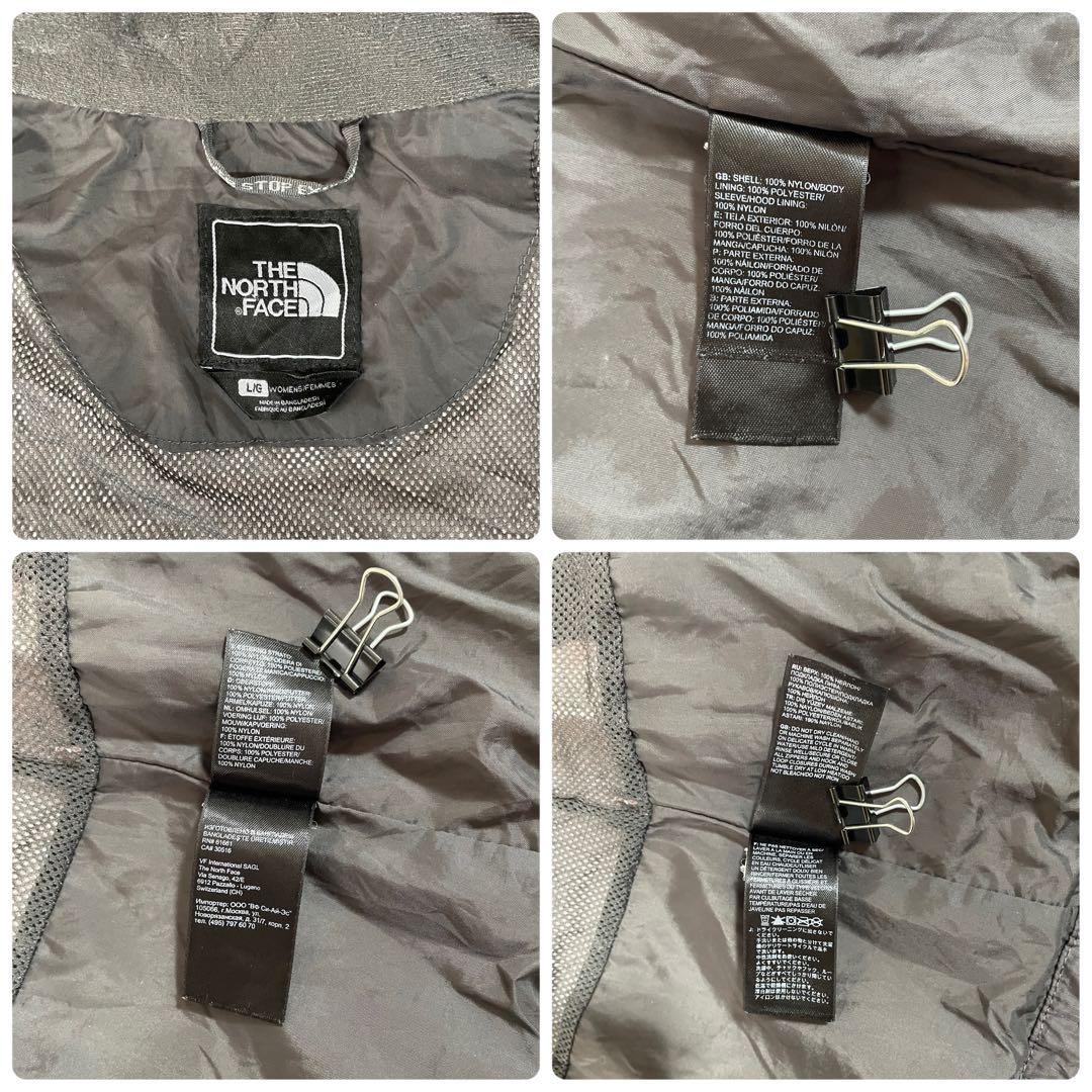 古着 THE NORTH FACE マウンテンパーカー HYVENT 紫色 L