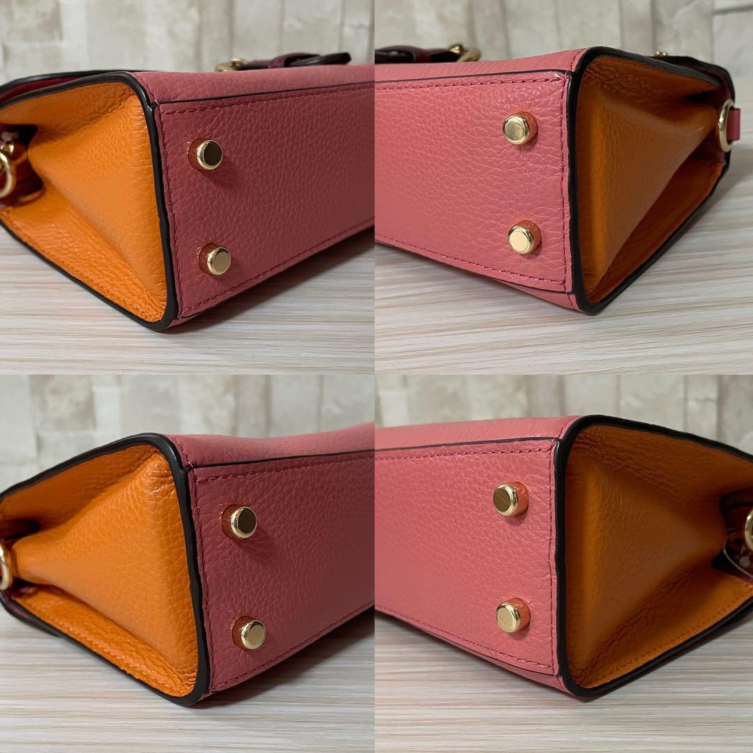 訳あり新品 COACH ハンドバッグ 2way マルチカラー