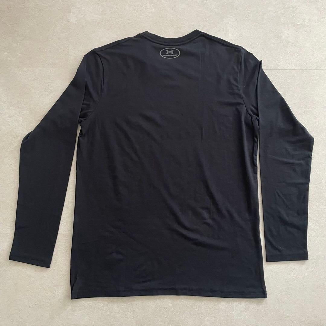 【美品】古着 UNDER ARMOUR 長袖Tシャツ Lサイズ ブラック