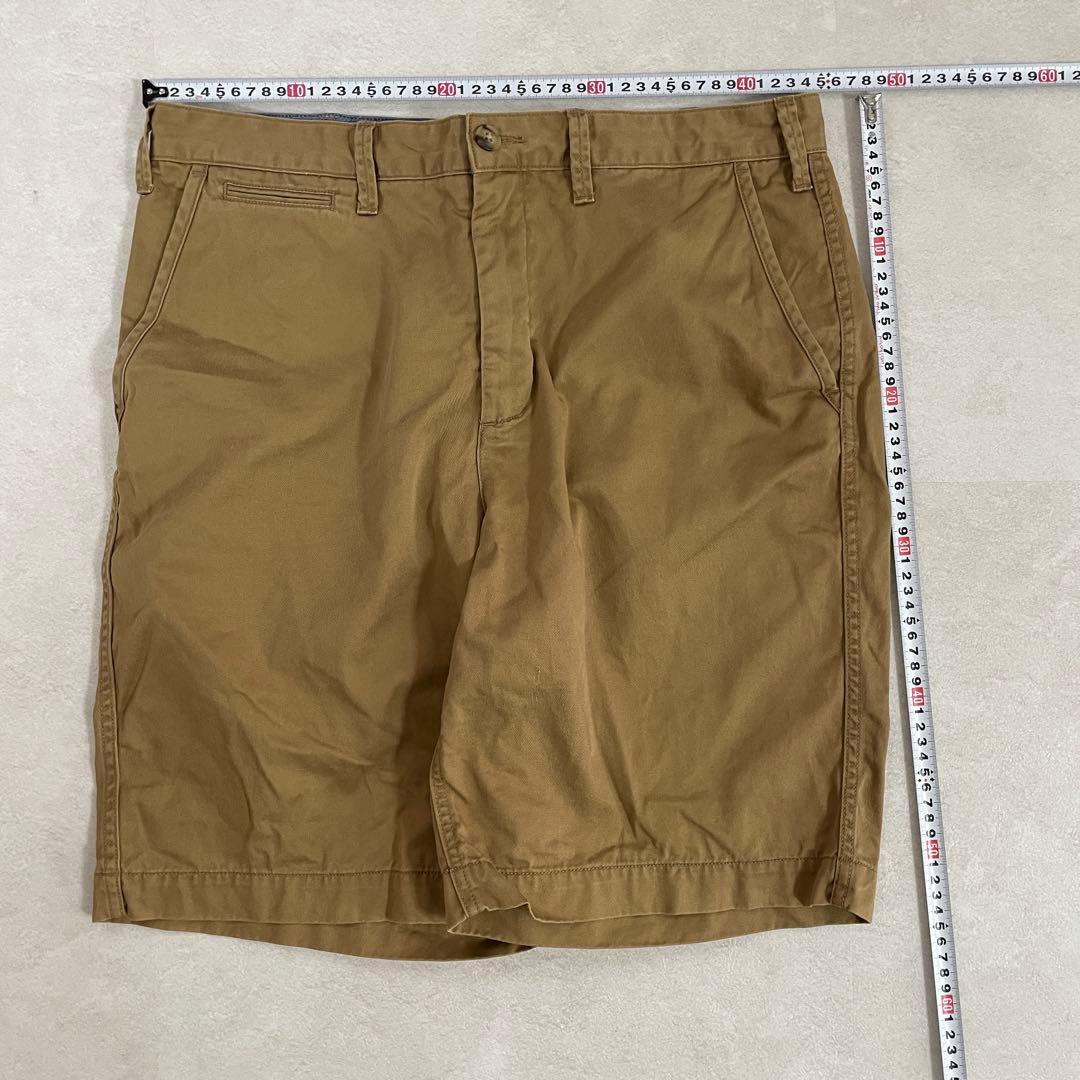 古着 POLO RALPH LAUREN ハーフパンツ サイズ33 ブラウン