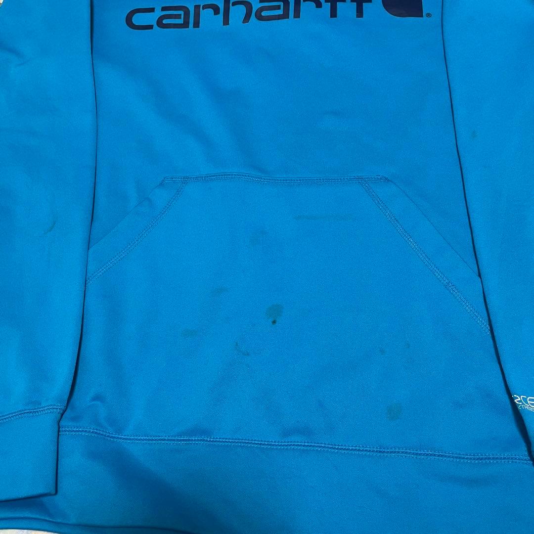 carhartt 長袖パーカー Lサイズ ブルー RELAXED FIT