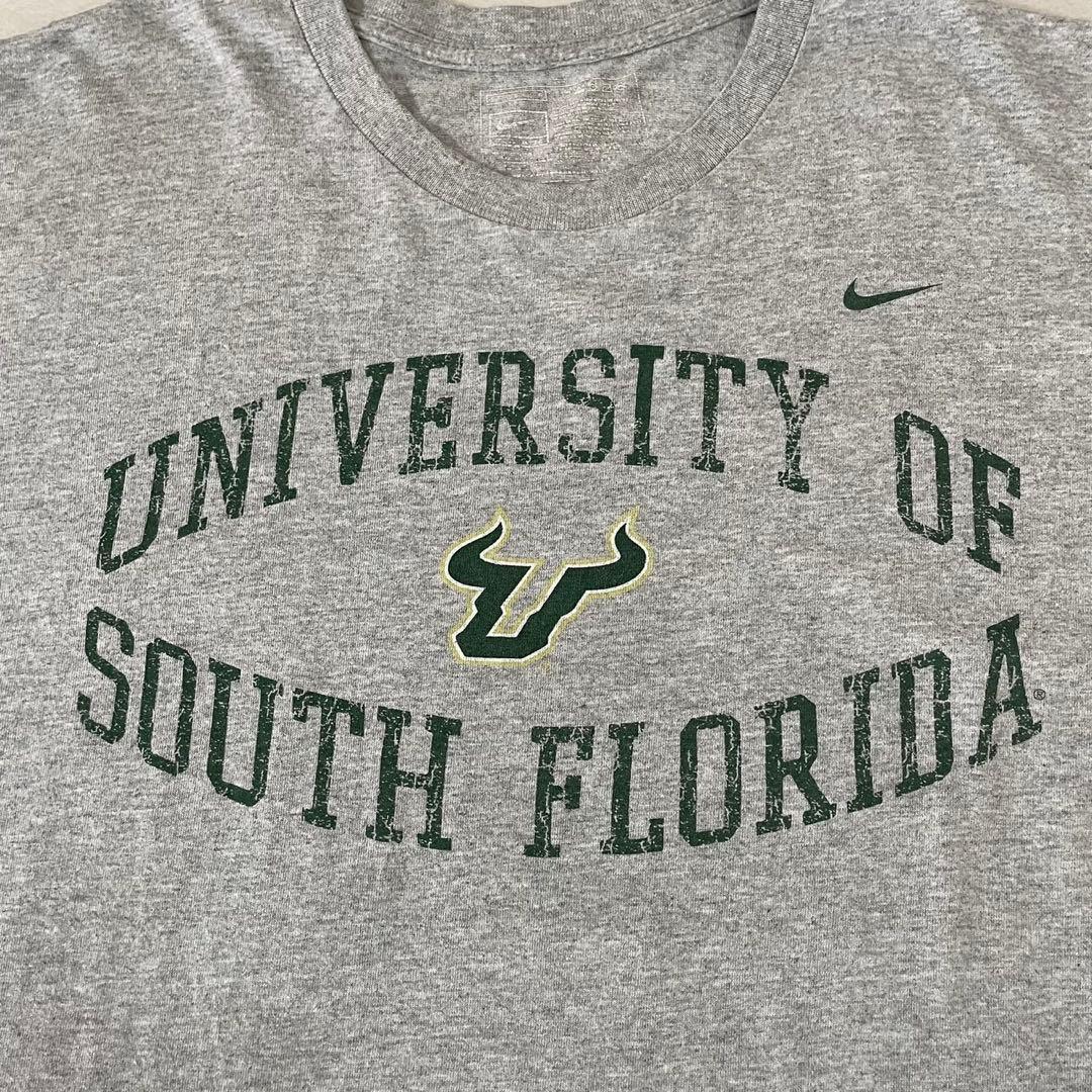 【美品】USA古着 NIKE 半袖Tシャツ Lサイズ 南フロリダ大学