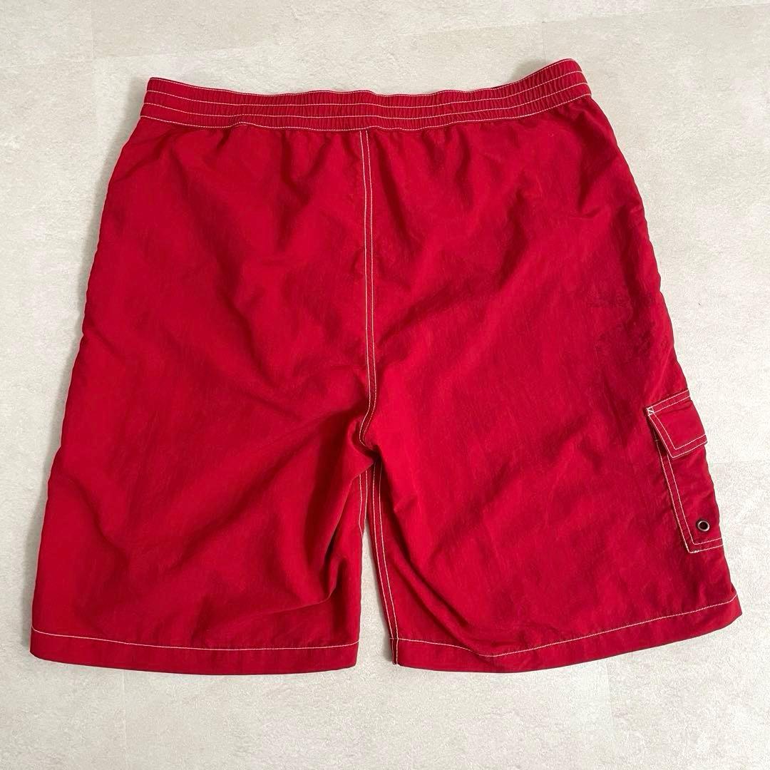 90s POLO RALPH LAUREN レッド スイムショーツ Lサイズ