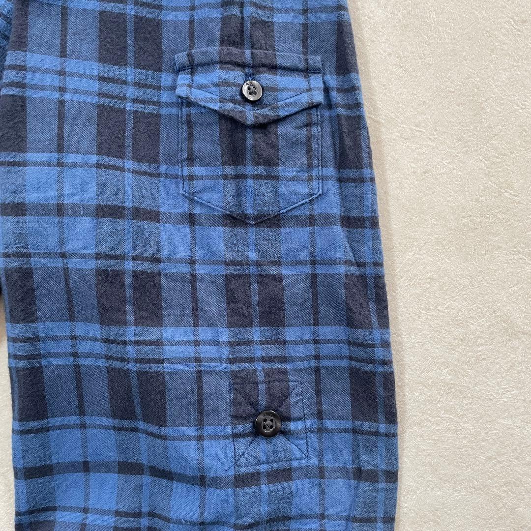 【美品】ARMANI EXCHANGE 長袖ネルシャツ チェック柄 Mサイズ
