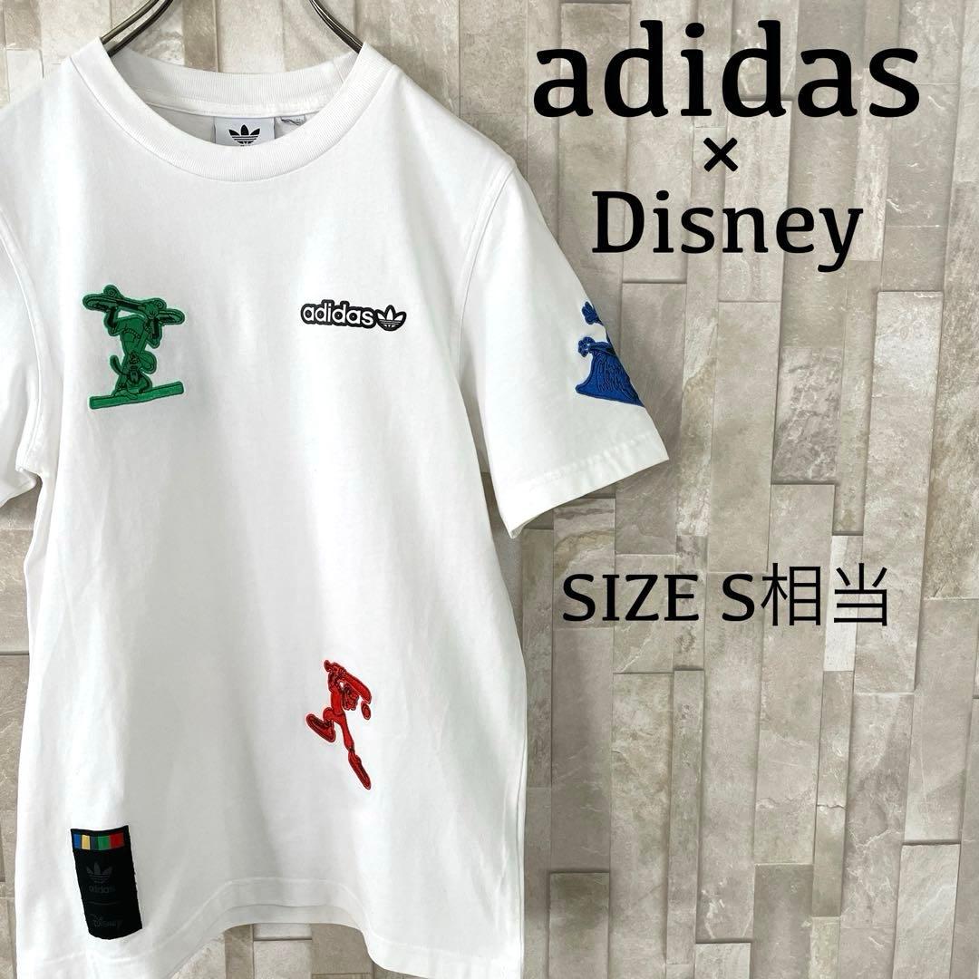 【美品】adidas × Disneyコラボ 半袖Tシャツ グーフィー