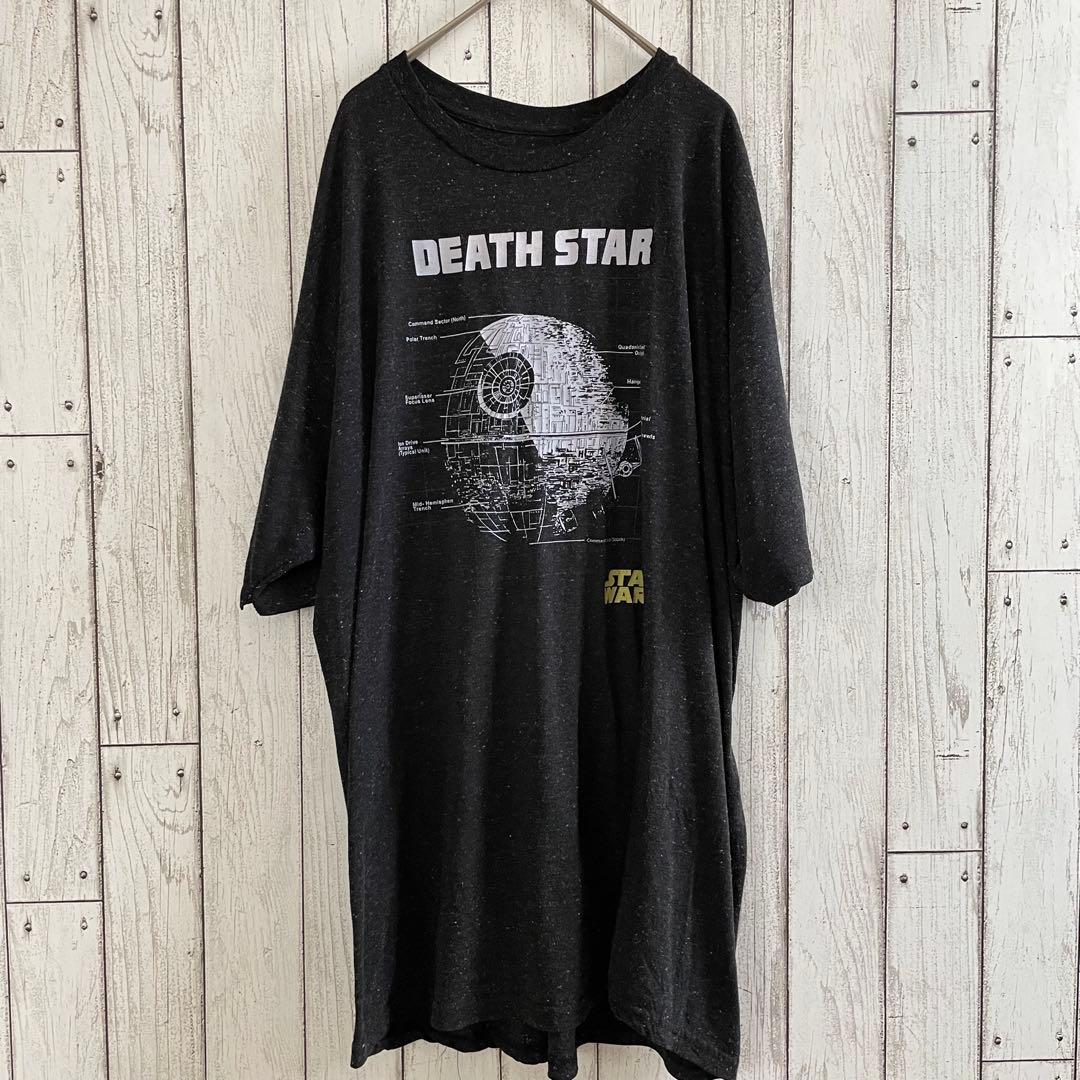 【美品】STAR WARS デス•スター グラフィック 半袖Tシャツ 黒 2XL
