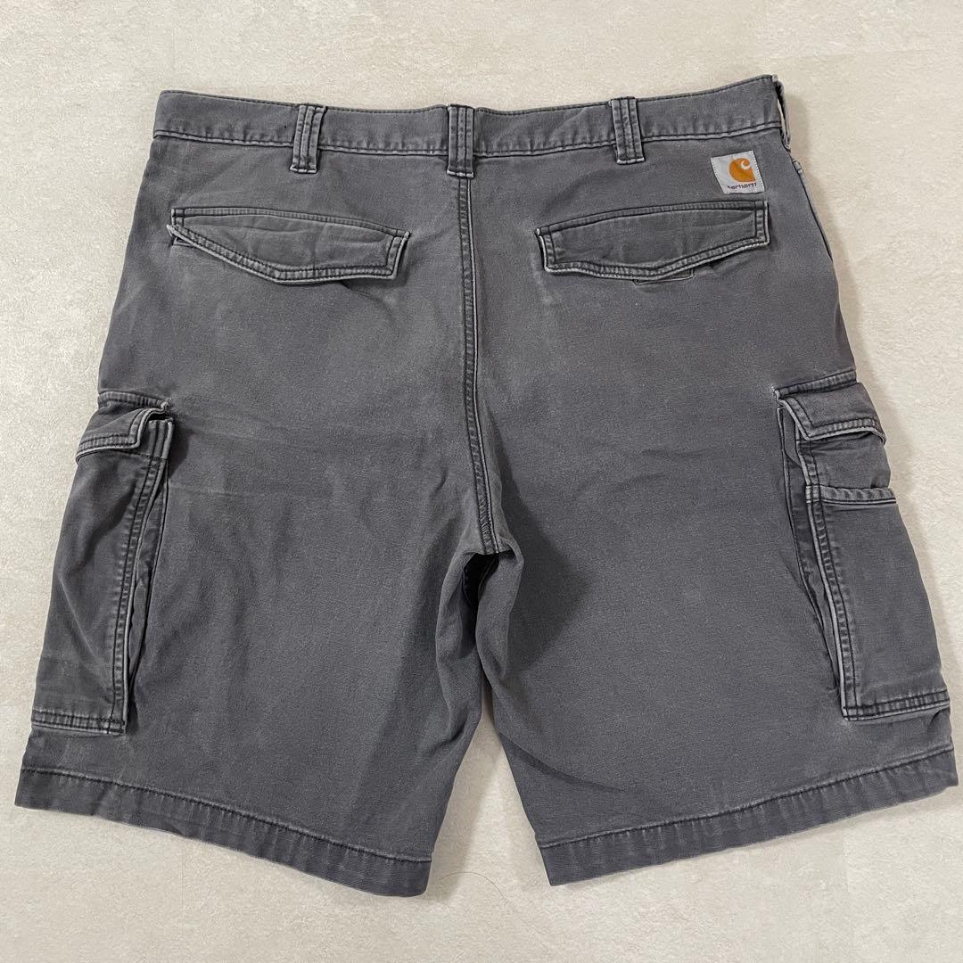 古着carhartt アメカジ ヴィンテージ ハーフパンツ グレー サイズ38