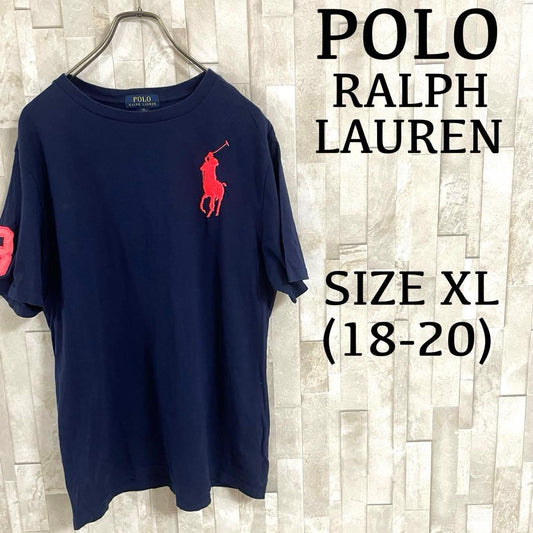 【美品】POLO RALPH LAUREN 半袖Tシャツ ビッグポニー刺繍