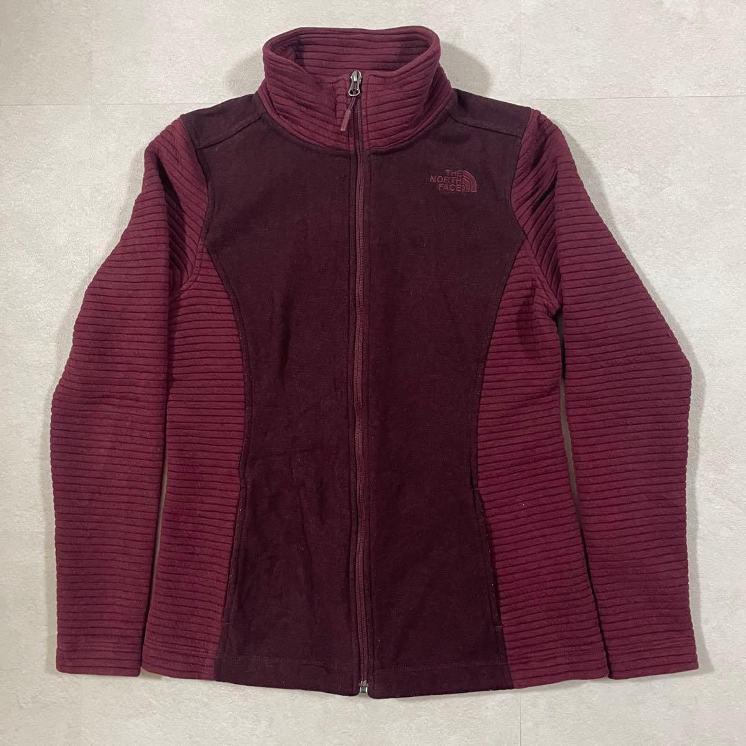 【美品】THE NORTH FACE フリースジャケット S ワインレッド