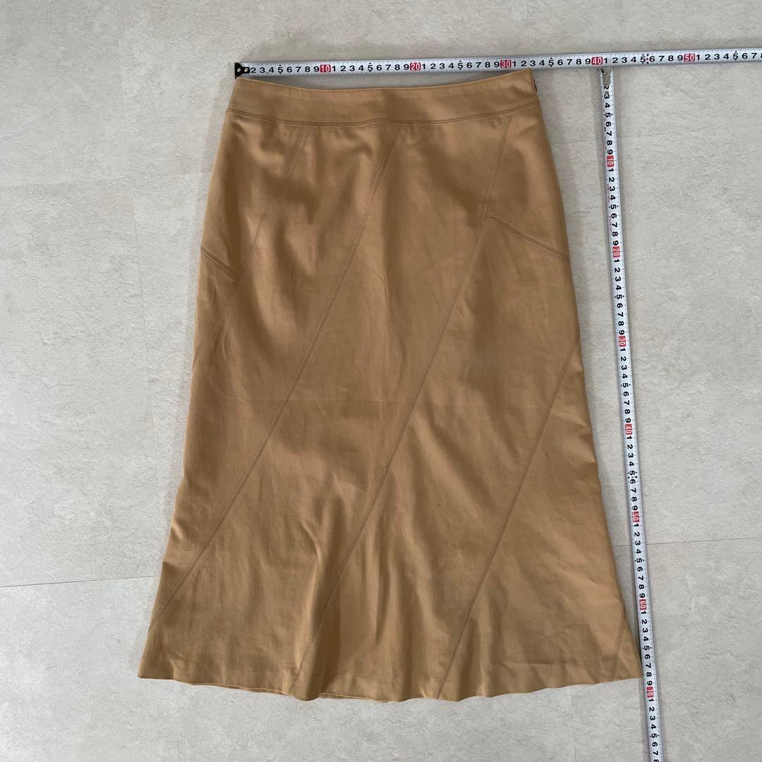 古着 BURBERRY LONDON 膝丈スカート サイズ34 ベージュ