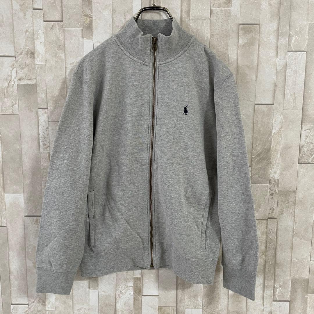 【美品】90s POLO RALPH LAUREN ジップアップパーカー ポニー