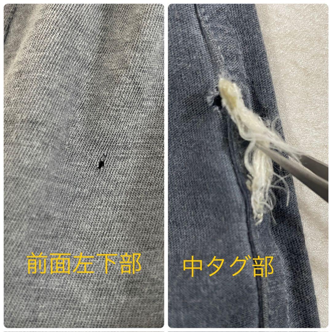 古着 DIESEL リバーシブル プリント 半袖Tシャツ グレー