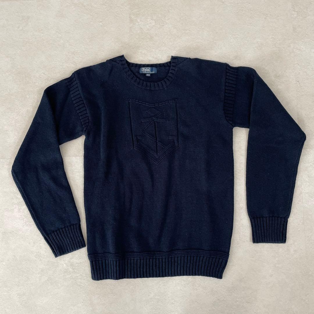 【美品】90s POLO RALPH LAUREN ニット セーター 160