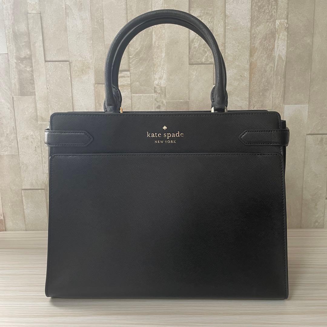訳あり新品 kate spade ハンドバッグ 2way ブラック
