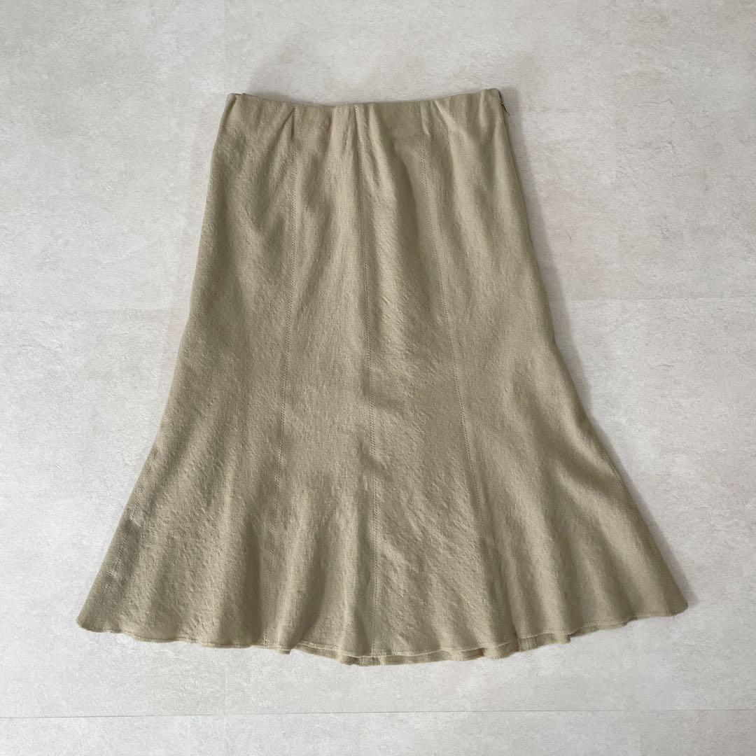 【美品】JURGEN LEHL スカート サイズM ベージュ