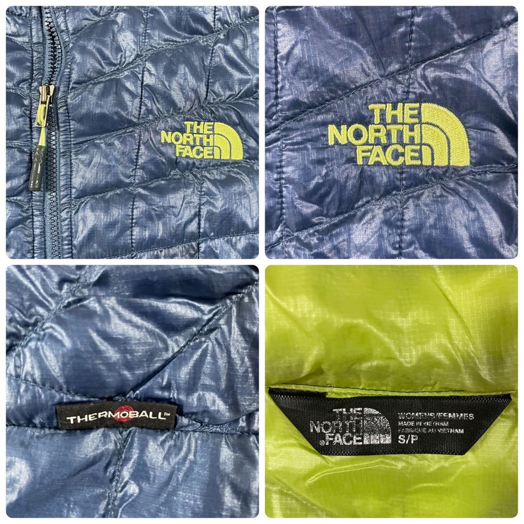 古着 THE NORTH FACE キルティングジャケット サイズS ネイビー