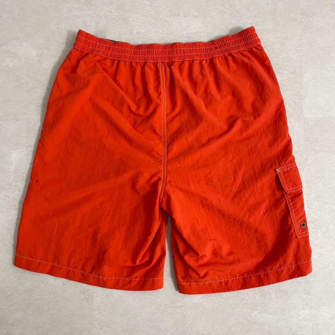 90s POLO RALPH LAUREN オレンジ スイムショーツ Mサイズ