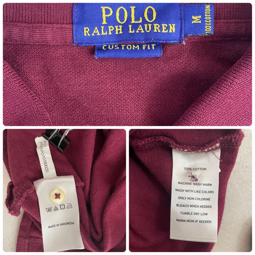 古着 POLO RALPH LAUREN 半袖ポロシャツ ビックポニー刺繍