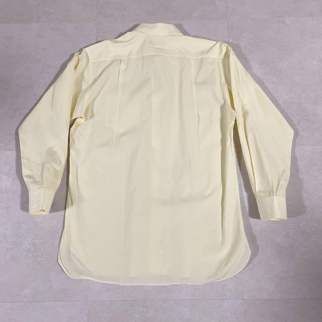 古着 BURBERRY LONDON 長袖シャツ 日本製 イエロー