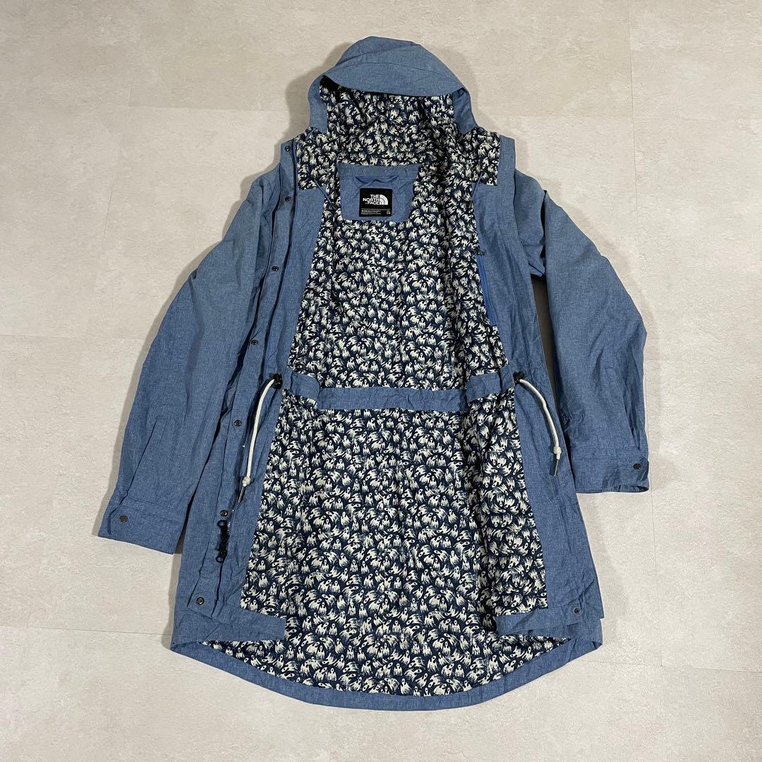 古着 THE NORTH FACE ナイロンパーカー ハイベント 総柄裏地
