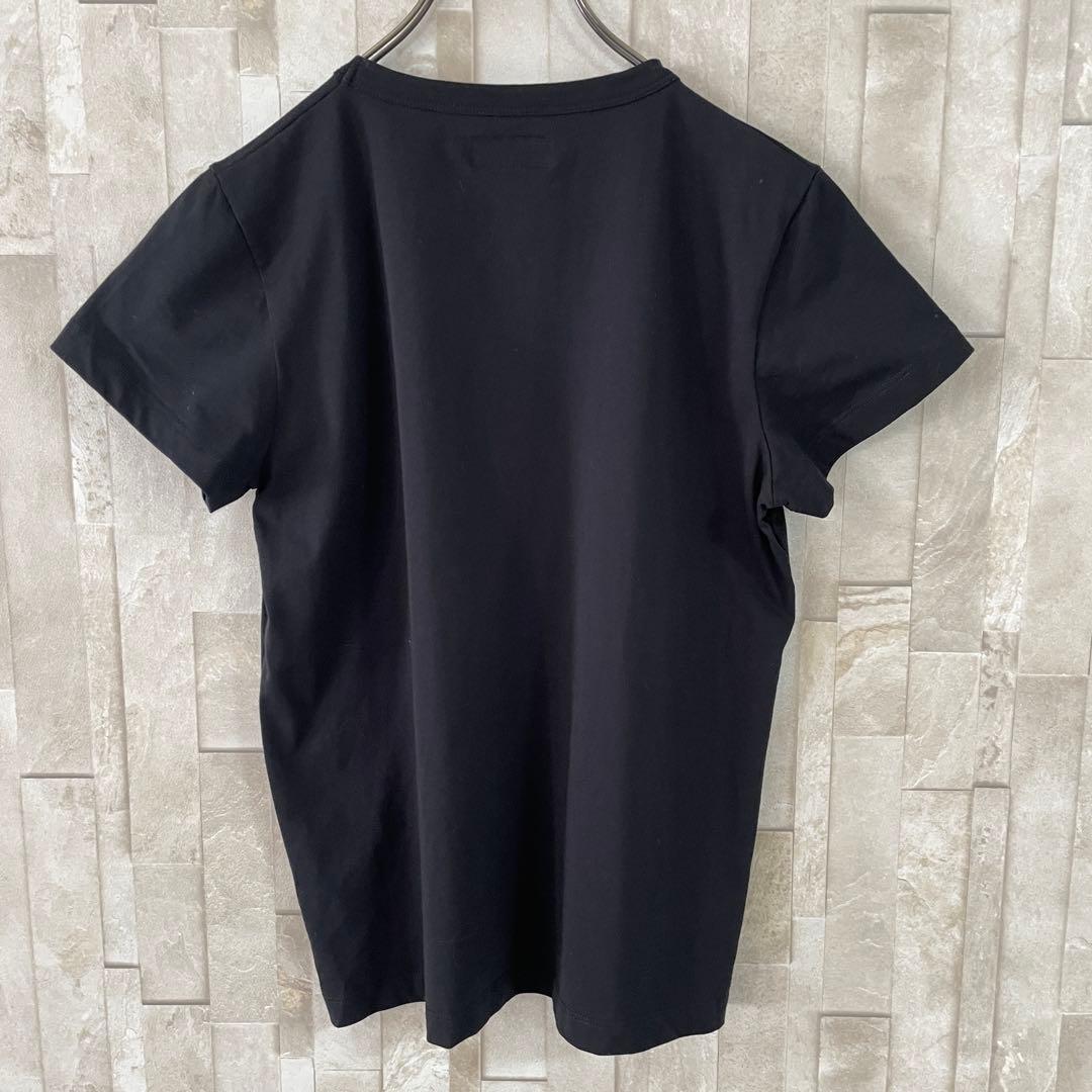 【美品】agnès b 半袖Tシャツ サイズ2 ブラック ポワンディロニー