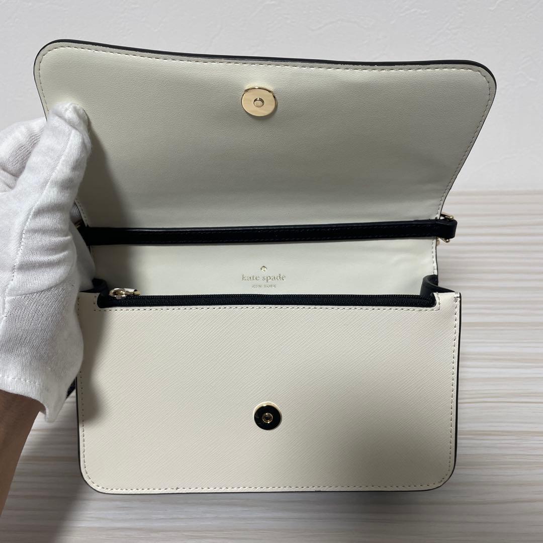 訳あり新品 kate spade ハンドバッグ ベージュ/マルチ