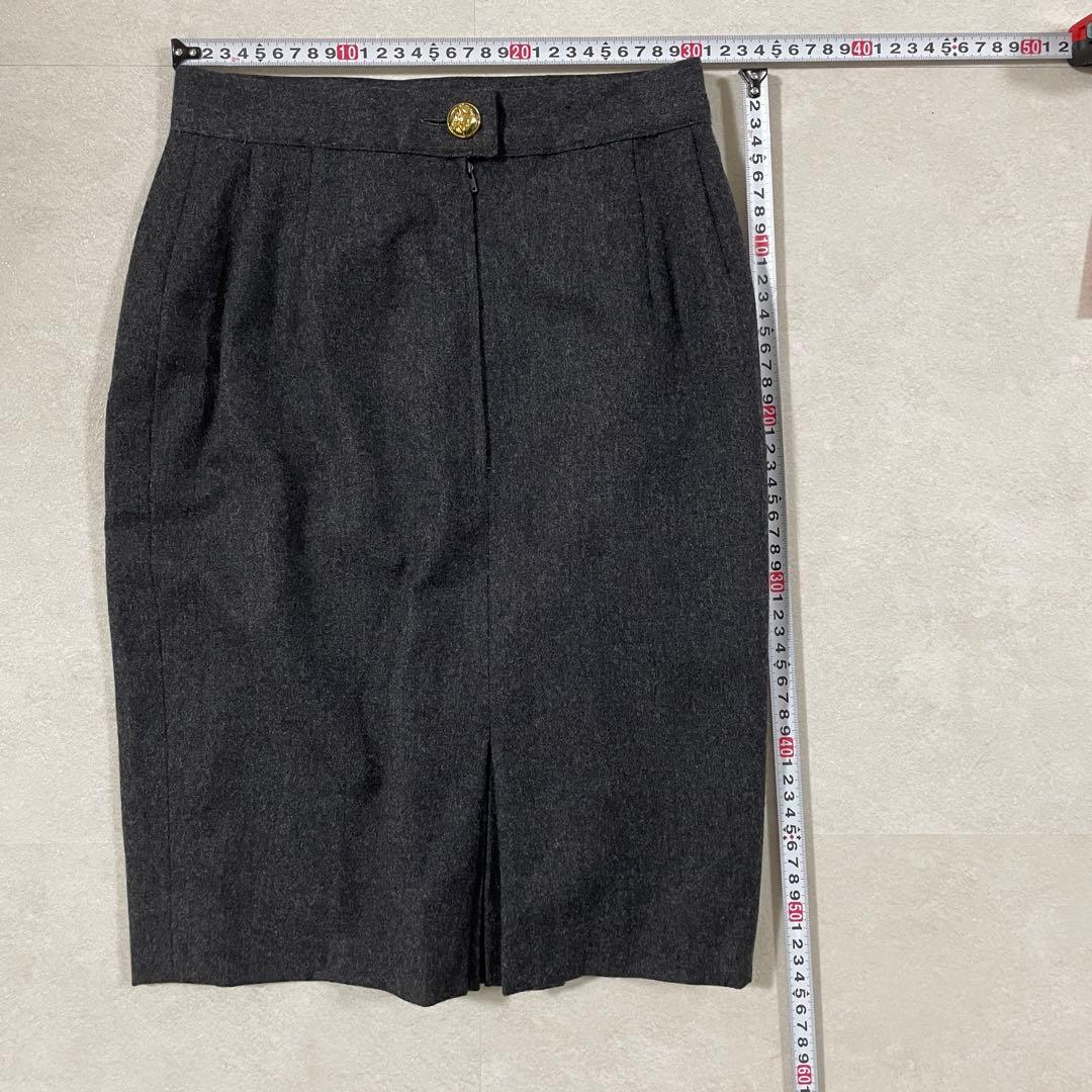 【美品】Salvatore Ferragamo 膝丈スカート イタリア製