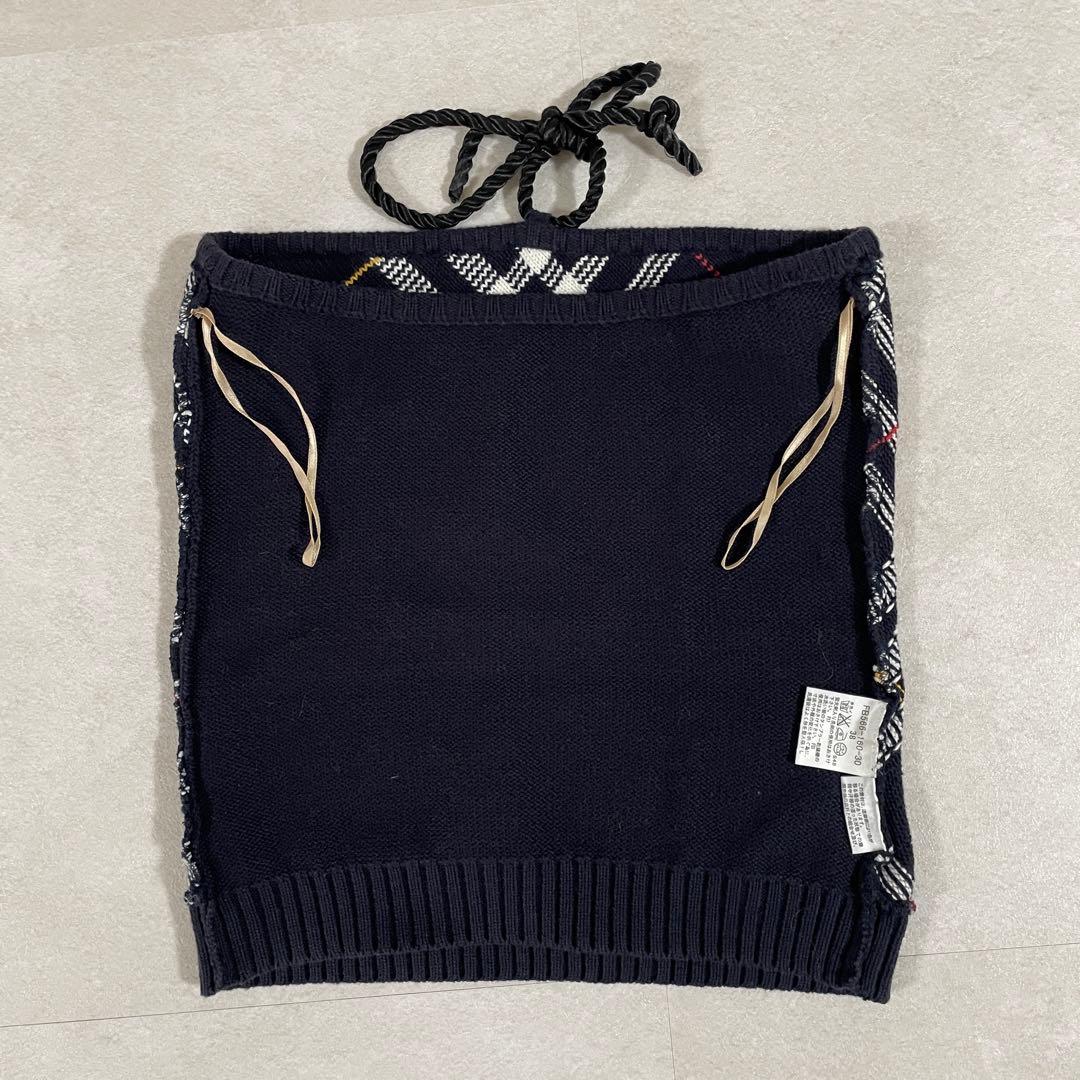 【美品】BURBERRY BLUE LABEL ネックウォーマー サイズ38