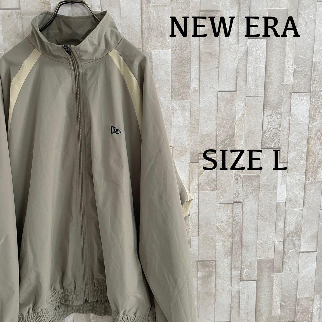 古着 NEW ERA オーバーサイズ トラックジャケット L オリーブ