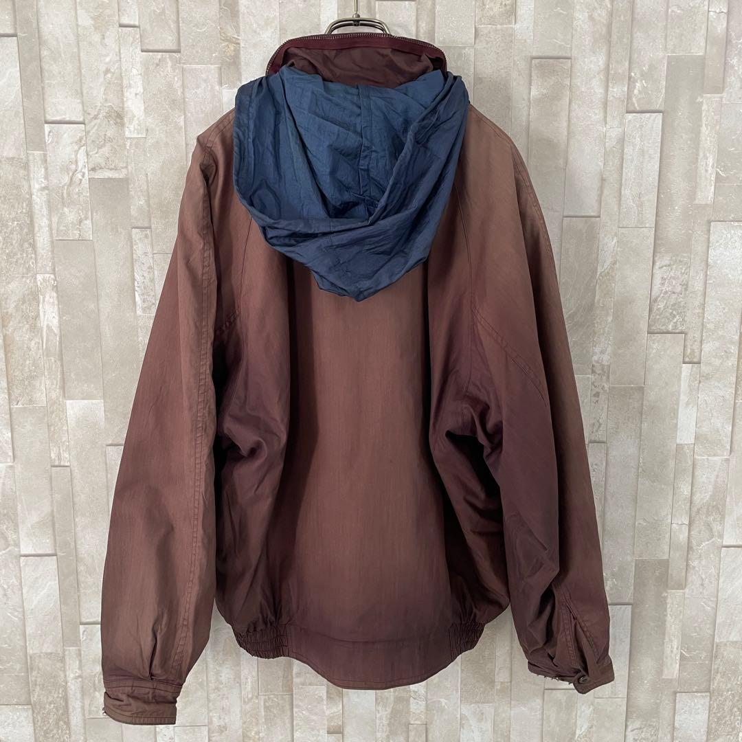 【2枚組】90s BURBERRYS ブルゾン ジャンパー ロゴ刺繍 XL