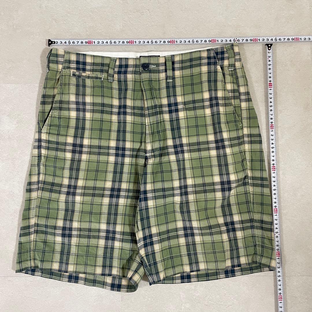 90s POLO RALPH LAUREN ハーフパンツ 33チェック柄