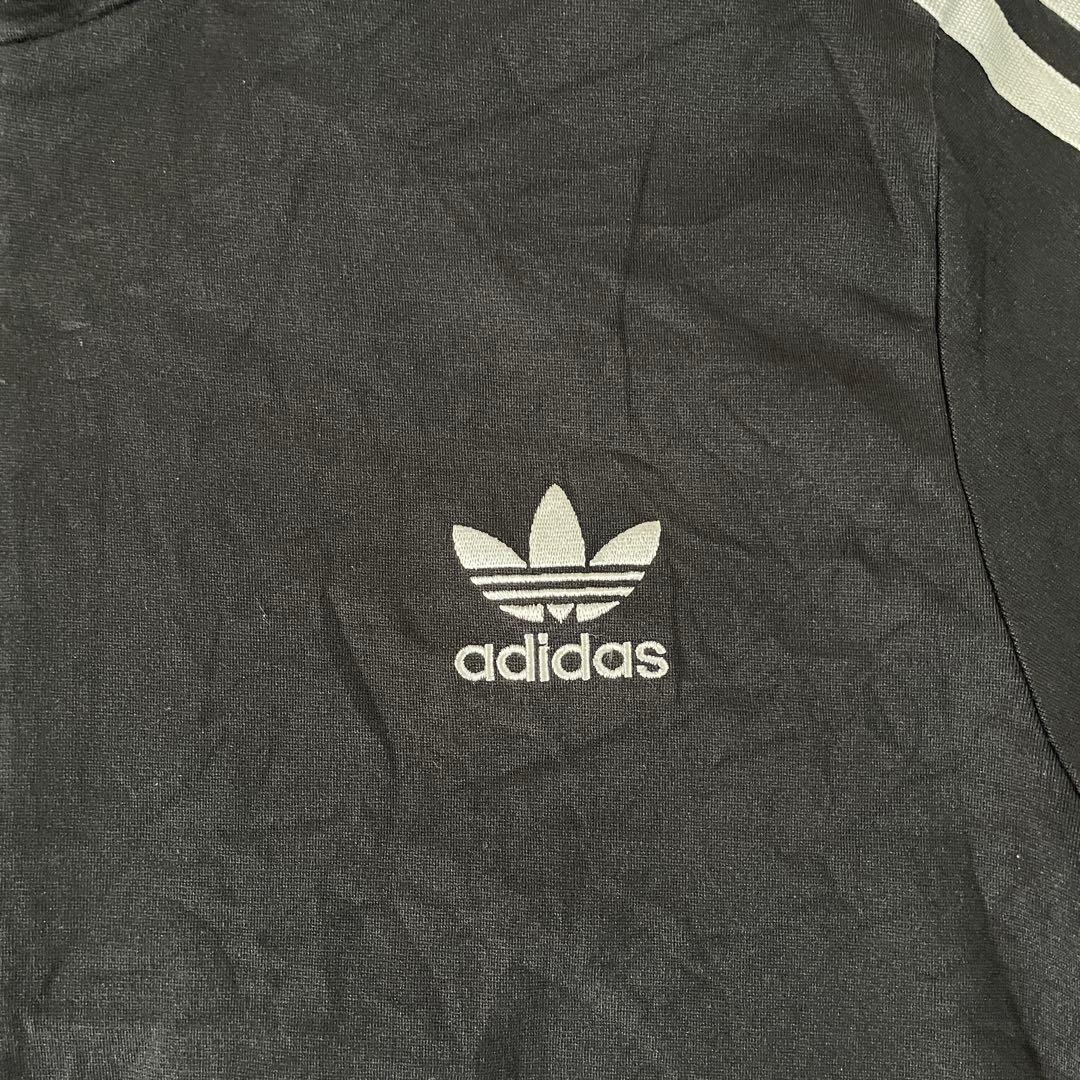【美品】adidas Originals フーディージャージ トレフォイルロゴ