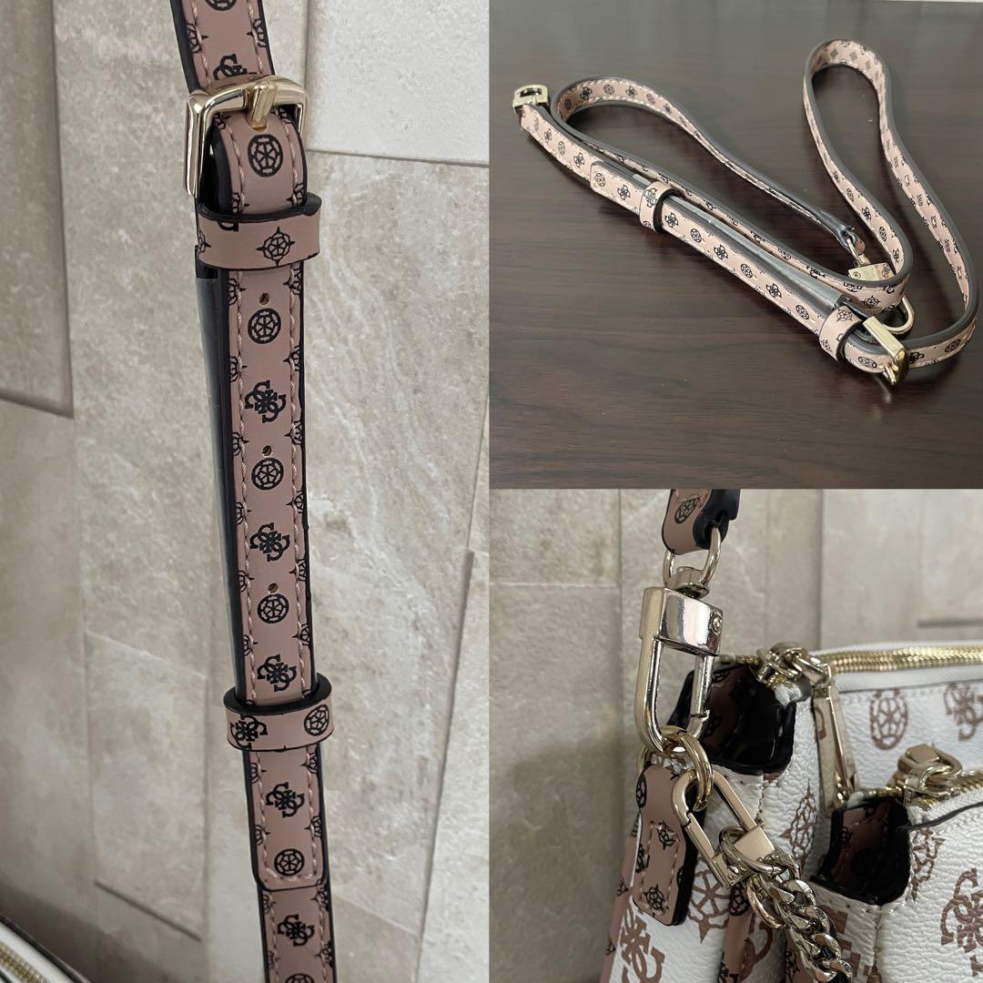 訳あり新品 GUESS ショルダーバッグ ダブルポーチ 2way