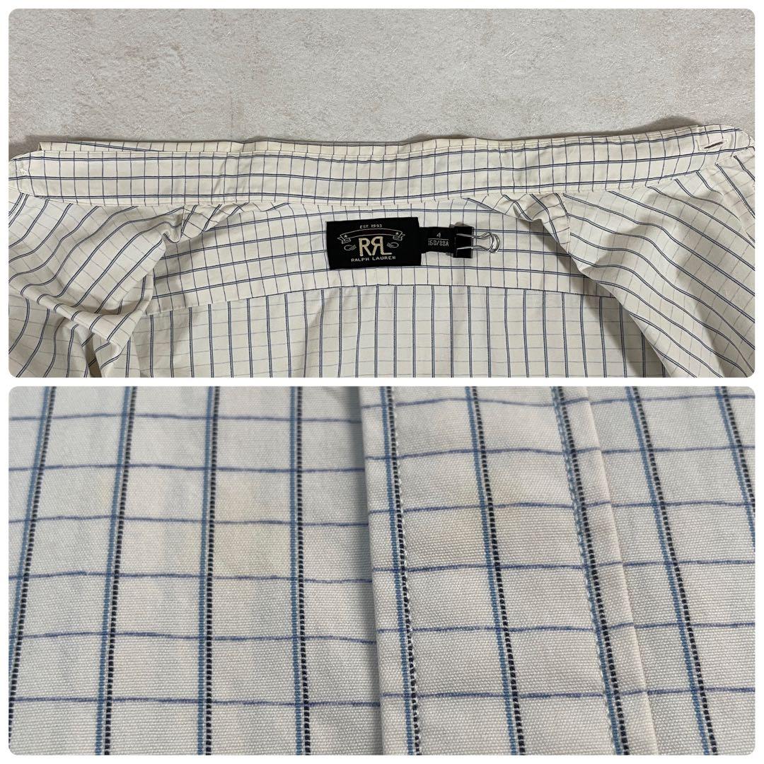 90s RALPH LAUREN RRL ヴィンテージ 長袖シャツ チェック柄