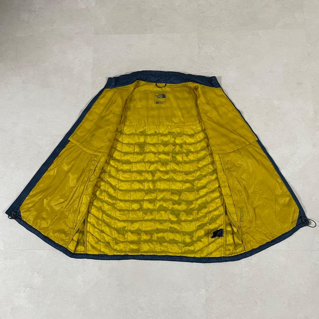 古着 THE NORTH FACE サーモボール ベスト XL ネイビー