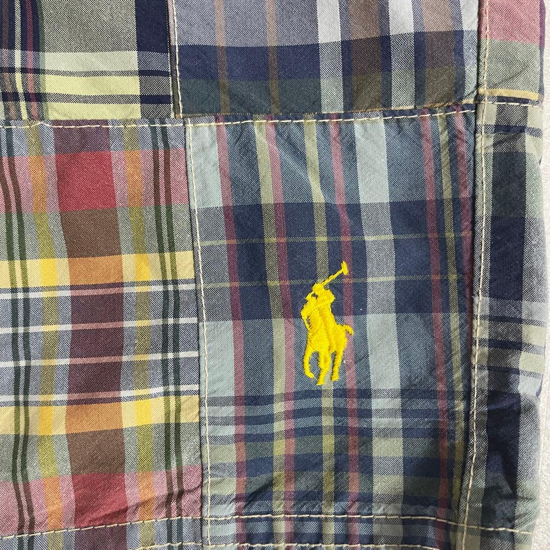 90s POLO RALPH LAUREN ハーフパンツ 36 チェック柄