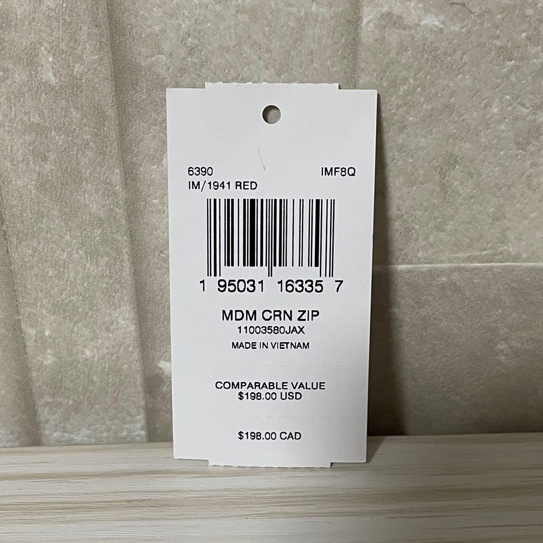 訳あり新品 COACH 二つ折り財布 レッド