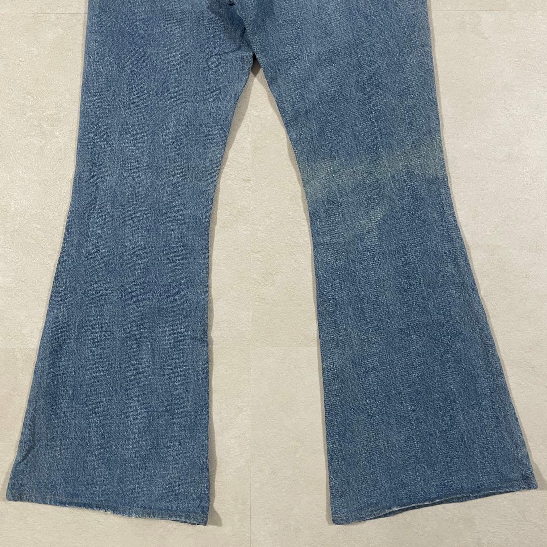 古着 HYSTERIC GLAMOUR デニム フレアパンツ Sサイズ ブルー