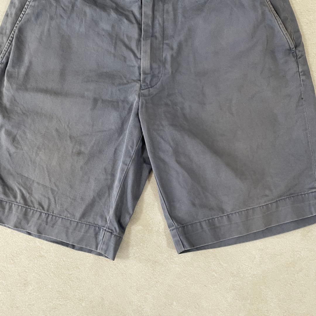 90s POLO RALPH LAUREN ハーフパンツ サイズ33 ブルー