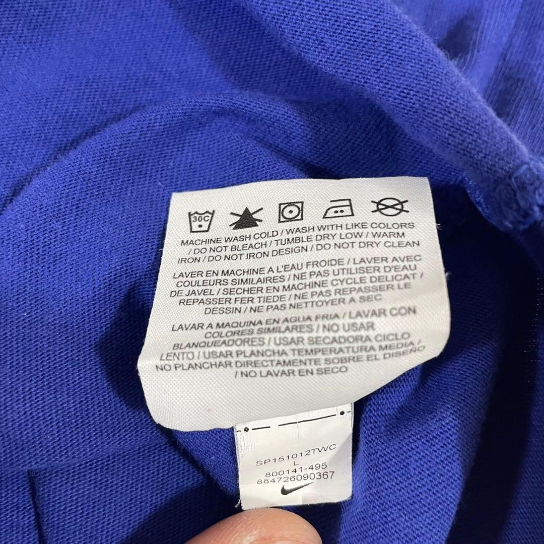古着 NIKE 半袖Tシャツ Lサイズ ブルー