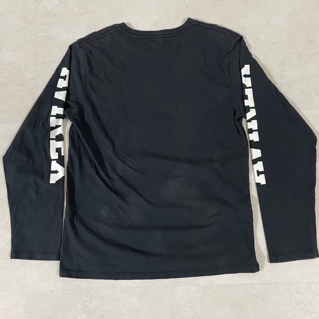 古着 AVIREX 長袖Tシャツ Lサイズ ブラック