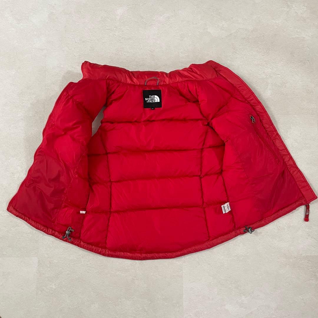古着 THE NORTH FACE 700ヌプシ ダウンベスト85(M) 赤色