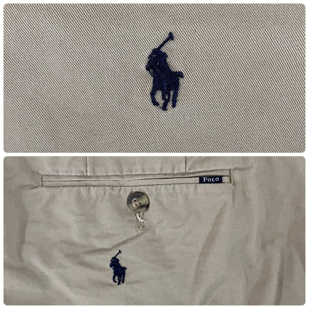 古着 POLO RALPH LAUREN ハーフパンツ ポニー刺繍 総柄 2XL