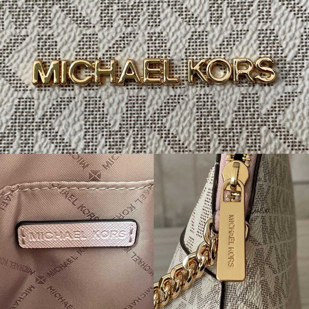訳あり新品 MICHAEL KORS ショルダーバッグ ホワイト系