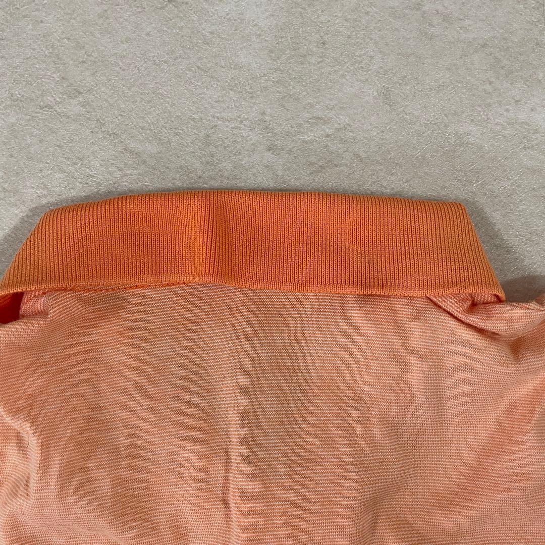 90s POLO RALPH LAUREN 半袖ポロシャツ XS オレンジ