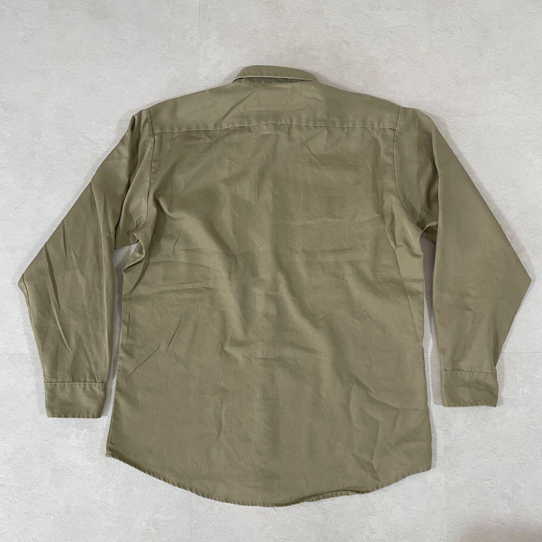 古着 ROEBUCKS 長袖シャツ サイズXL相当 ベージュ