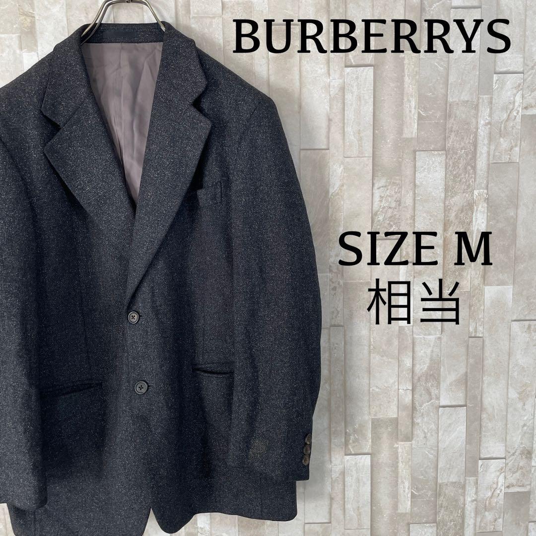90s BURBERRYS テーラードジャケット 日本製 グレー