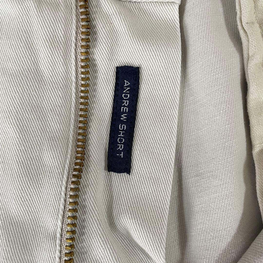 美品 90s POLO RALPH LAUREN ハーフパンツ 35 アイボリー