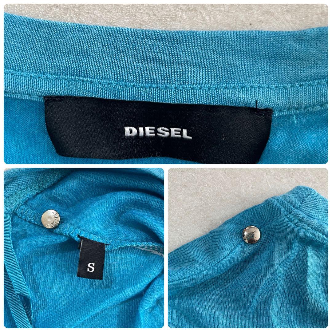 【美品】DIESEL 半袖Tシャツ サイズS ブルー
