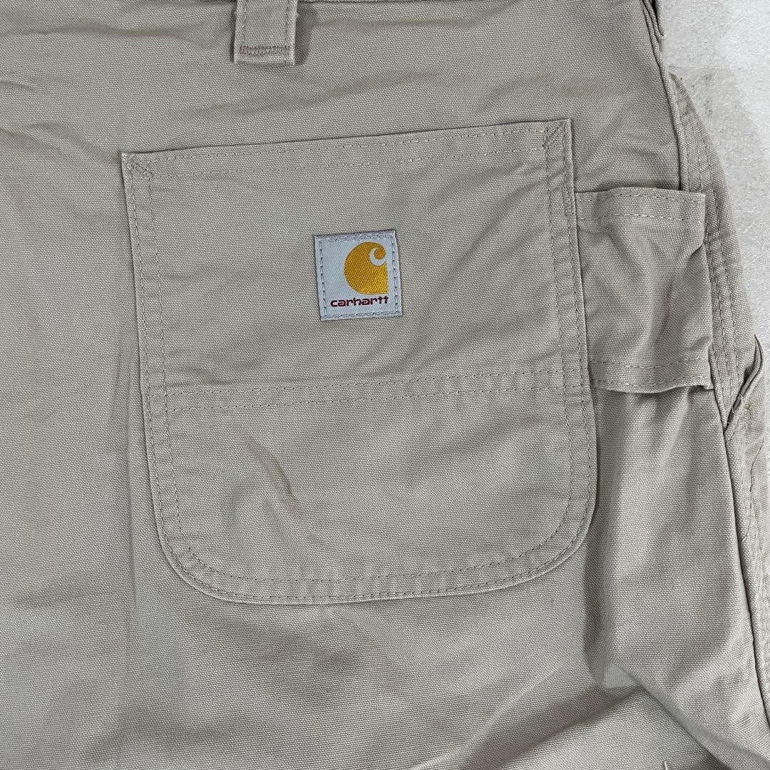 【美品】carhartt ハーフパンツ サイズ40 ベージュ
